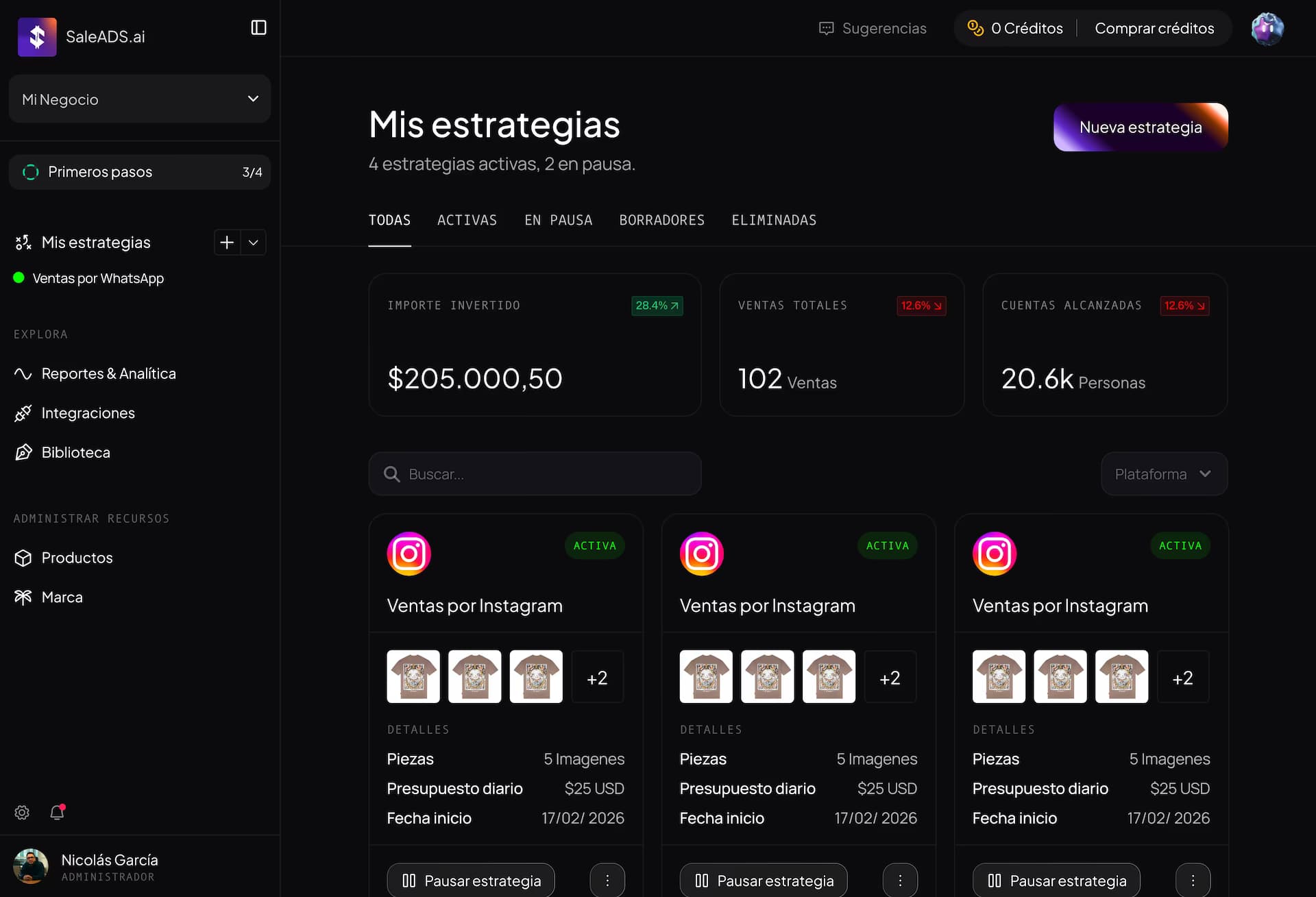 My strategies — pick a proven strategy